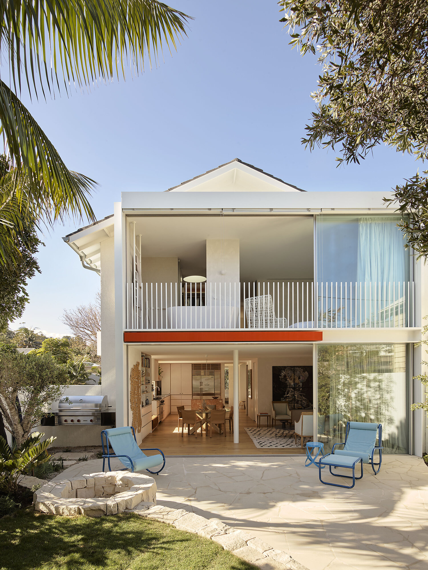 Interior photograph of Camp Cove House by Anson Smart